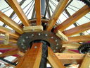 Restored Looff Center Pole and Sweep Hub